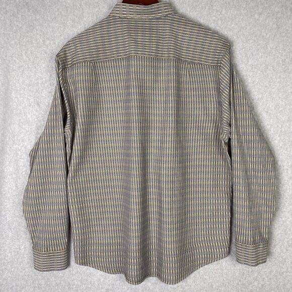 Jhane Barnes Shirt Men's Sz XL Long Sleeve Button Down Collar Silk Blend *READ - Picture 5 of 10